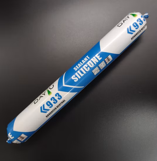 Neutral Silicone Glass Sealant RTV Silicone Glue 600ml Sausage Package Adhesive Silicone Sealant for Curtain Wall